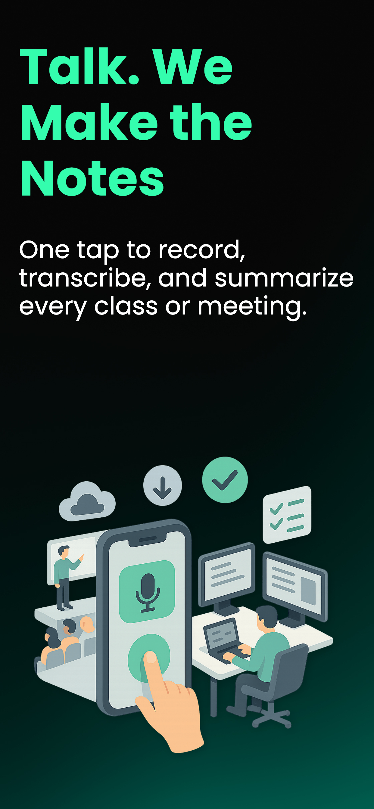 AiNote Smart Note Interface